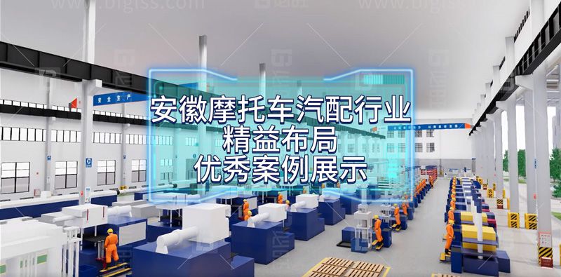 安徽摩托車汽配行業精益布局優秀案例展示