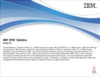 統計產品與服務解決方案軟件SPSS